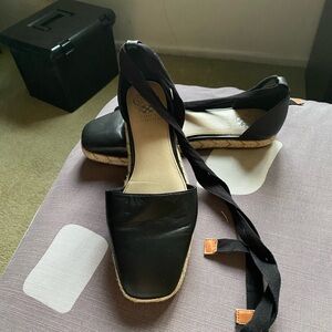 Vince Camuto black espadrilles
